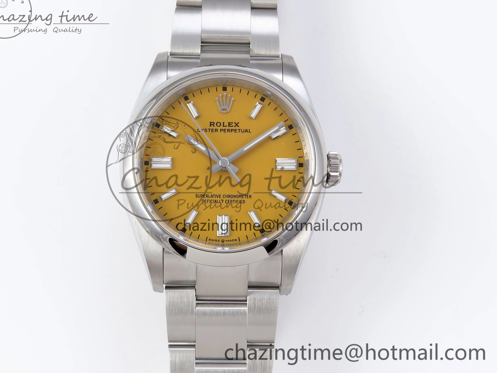 MiroTime 0211 Popular OYSTER PERPETUAL 126000 36MM VSF 1:1 BEST EDITION 904L STEEL YELLOW DIAL VS 1774